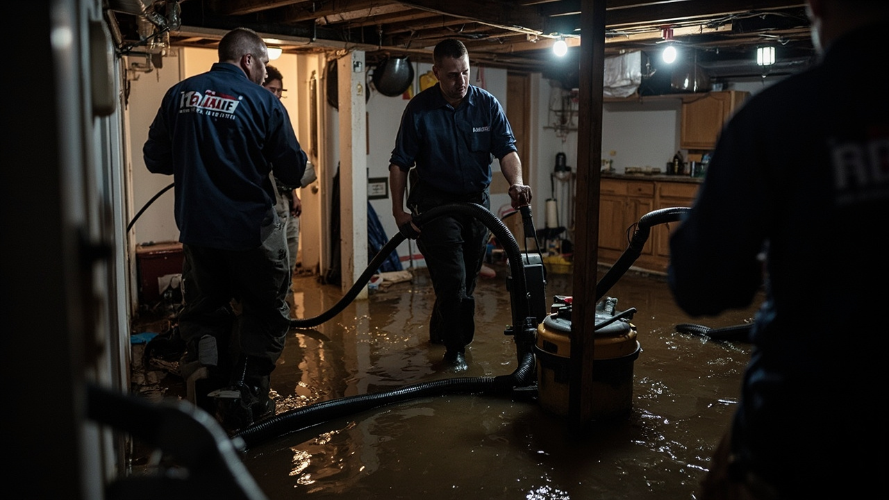 How Professional Basement Flood Cleanup Works