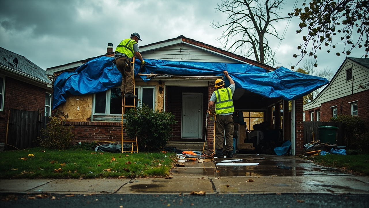 How Professional Storm Damage Mitigation Stops Loss Progression