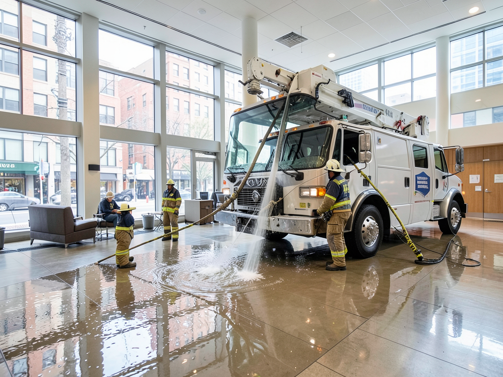 Fast water extraction for commercial offices in do