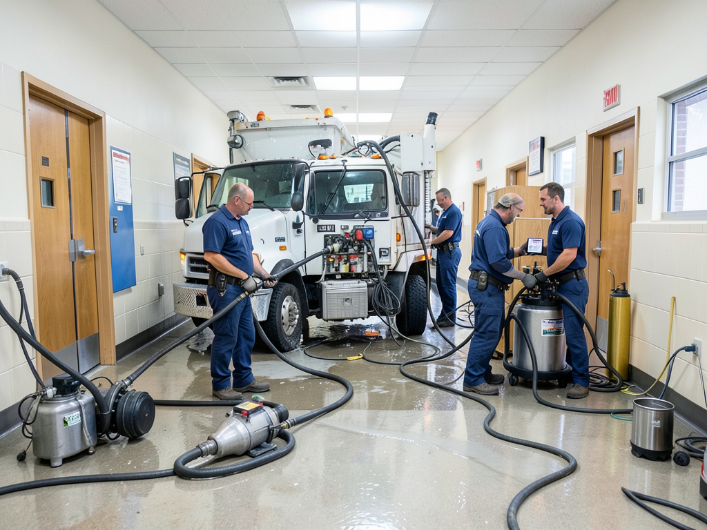 Managing water restoration for daycares and school