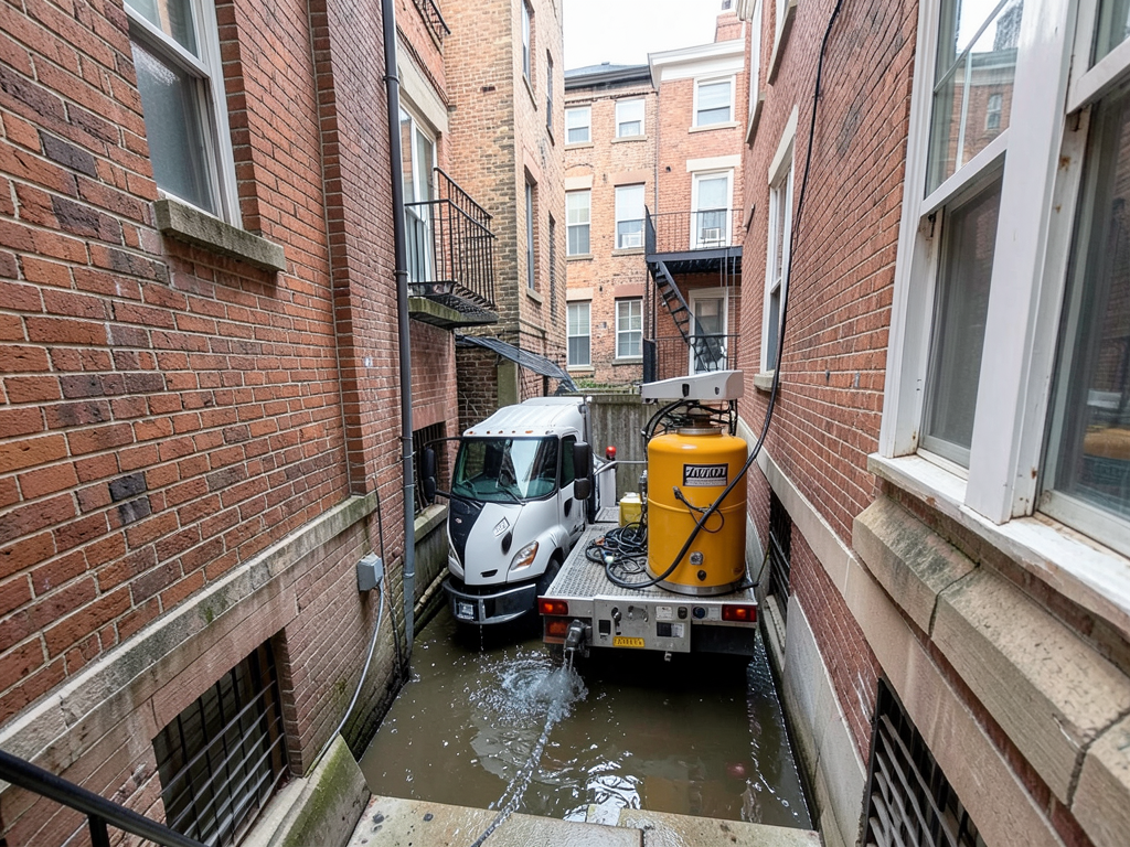 Removing Water and Fixing Leaks in Columbia Heights Apartments