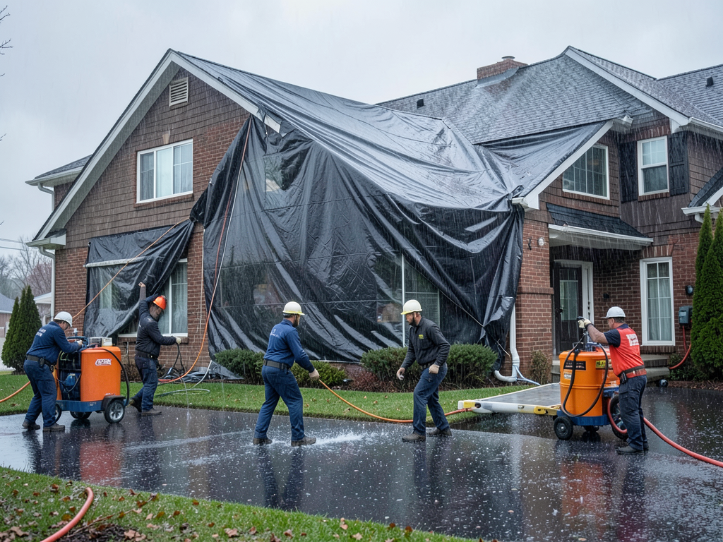 Storm damage and roof leak repairs in bethesda md