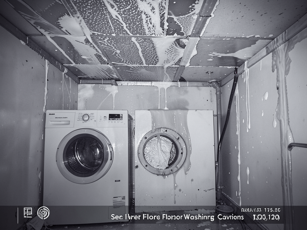 When an Overflowing Washing Machine Floods Your Second Floor Laundry Room in Friendship Heights