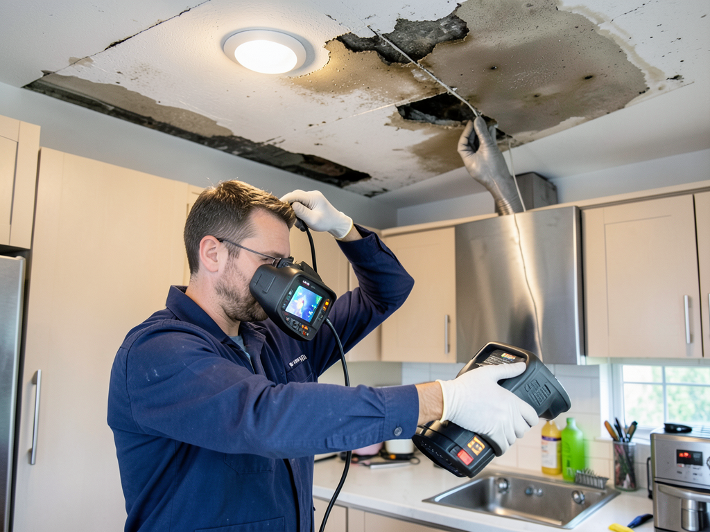 Why your Burleith kitchen ceiling is leaking from the recessed lights during heavy rain